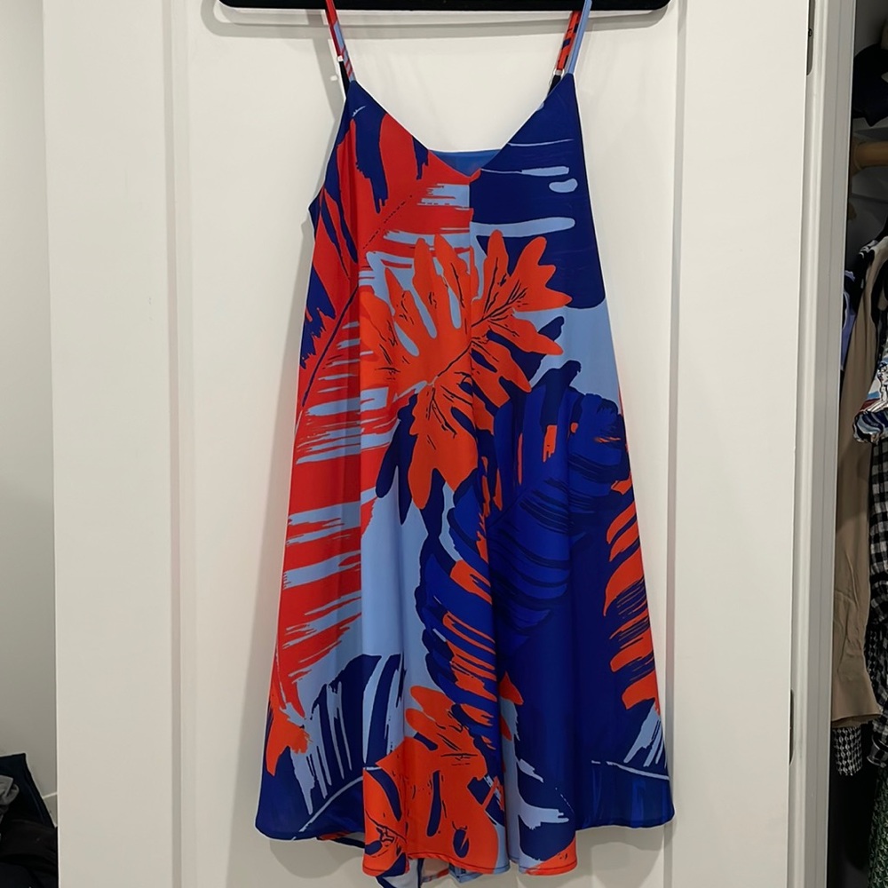 N/ Nicholas tropical print dress